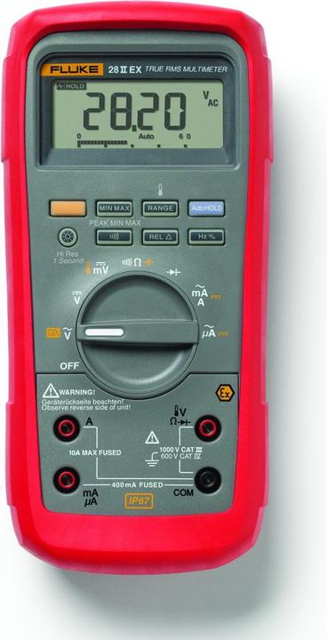 Produktbild Fluke Hand-Multimeter digital 28 IIE (CAT III 1000V, CAT IV 600V)