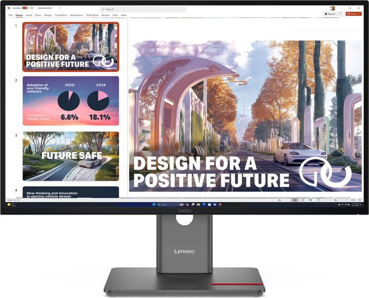 Actual product image Lenovo ThinkVision P27QD-40 (2560 x 1440 pixels, 27")
