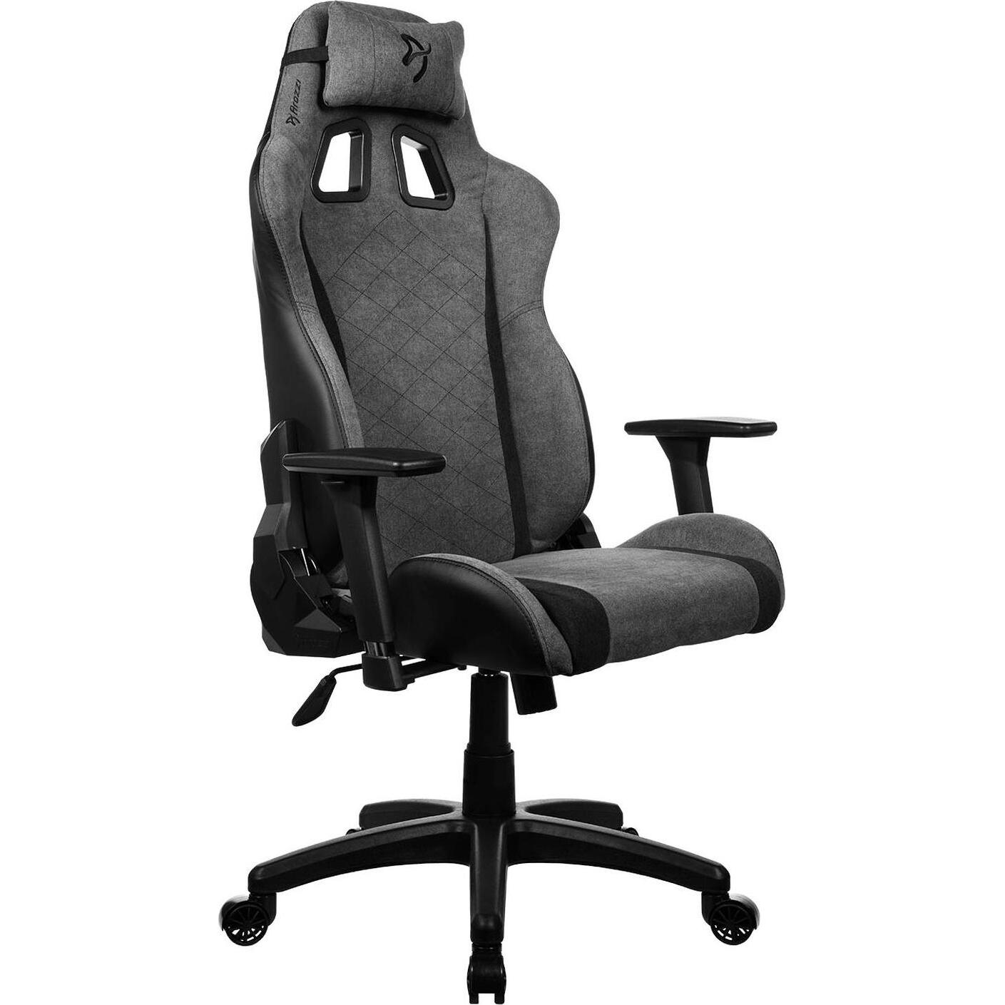 Arozzi Sedia da gioco Avanti Ash SoftFabric, Sedia gaming, Grigio