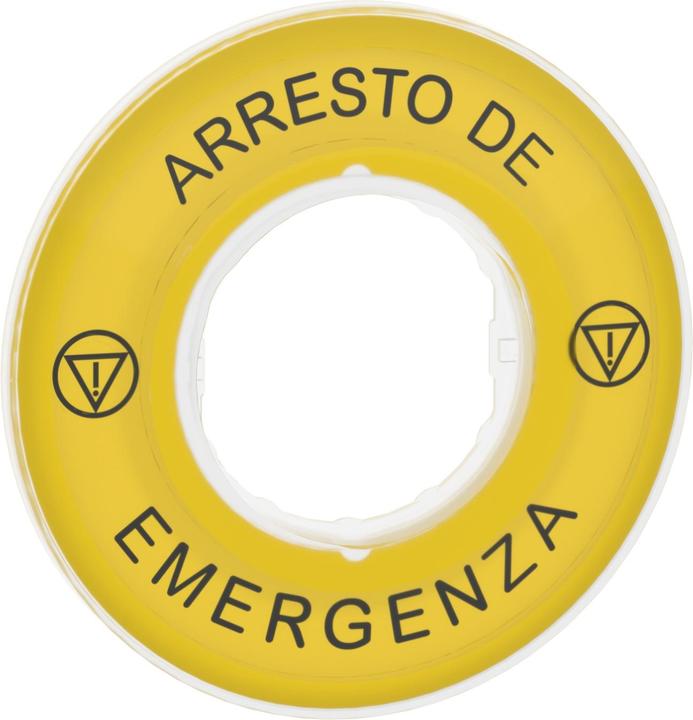 Produktbild Schneider Electric 60mm Arresto De Emergenza Legend Plate