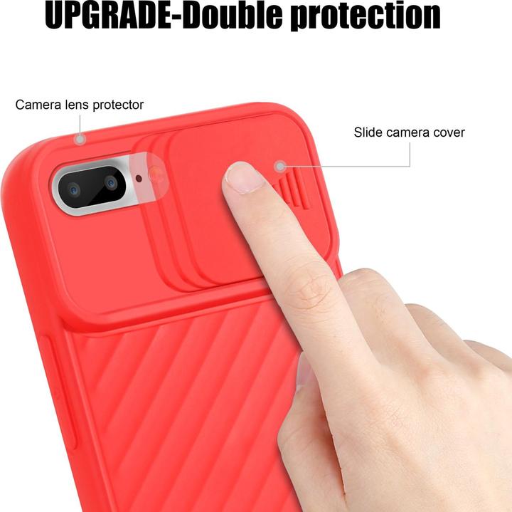 Image du produit Cadorabo Couverture TPU avec protection pour appareil photo (Apple iPhone 7 Plus, Apple iPhone 7s Plus)