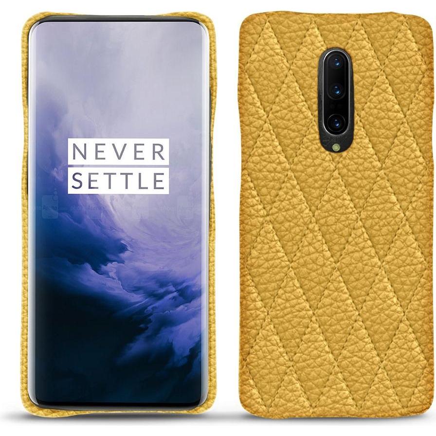 Noreve Lederschutzhülle (OnePlus 7 Pro), Smartphone Hülle, Orange