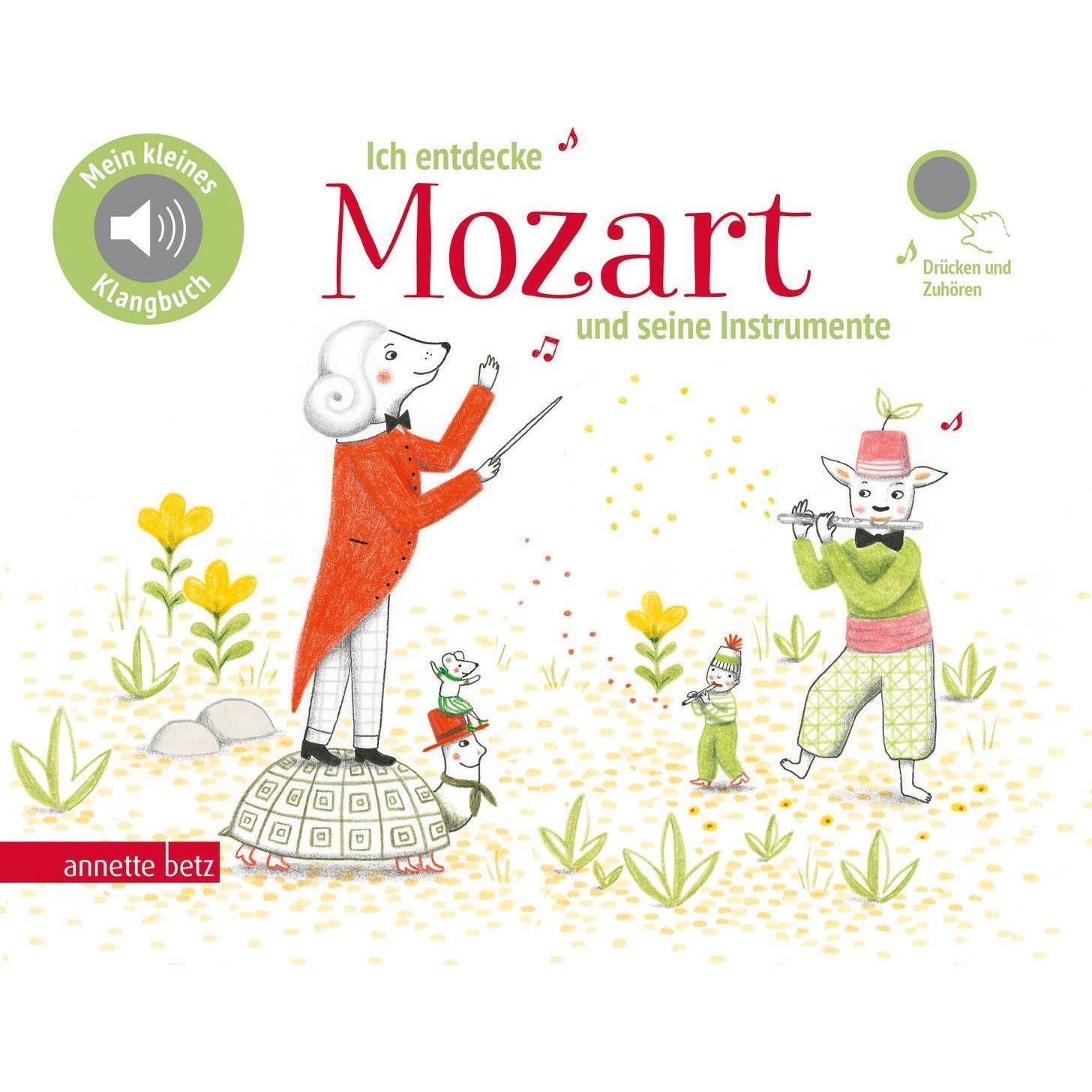 Ich entdecke Mozart und seine Instrumente, Kinderbücher von Christiane Lawall, Delphine Renon