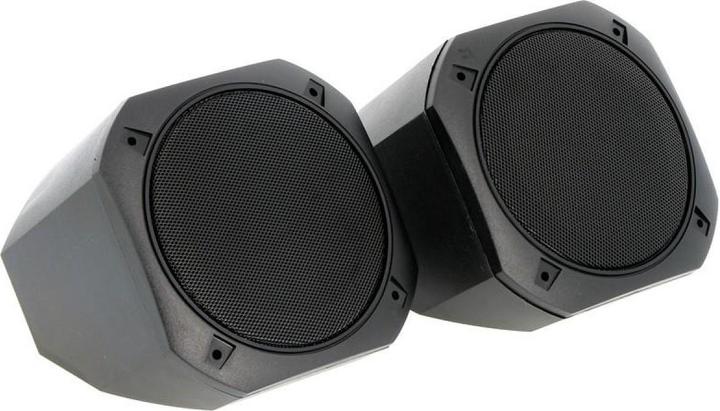 Produktbild CHP Lautsprecher Aufbau Gehäuse Set schwarz 130mm DIN Lautsprecher (13 cm)