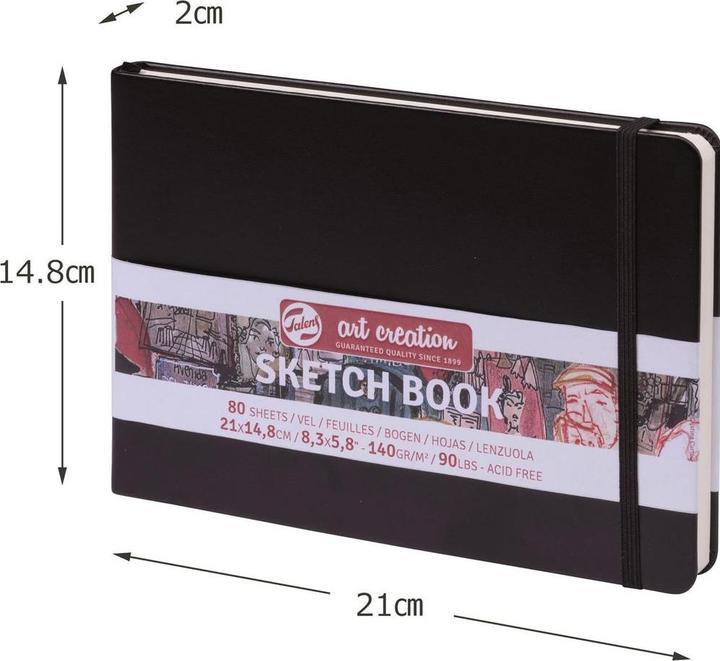 Image du produit Talens Skizzenbuch (A5, Blanc, Couverture rigide)