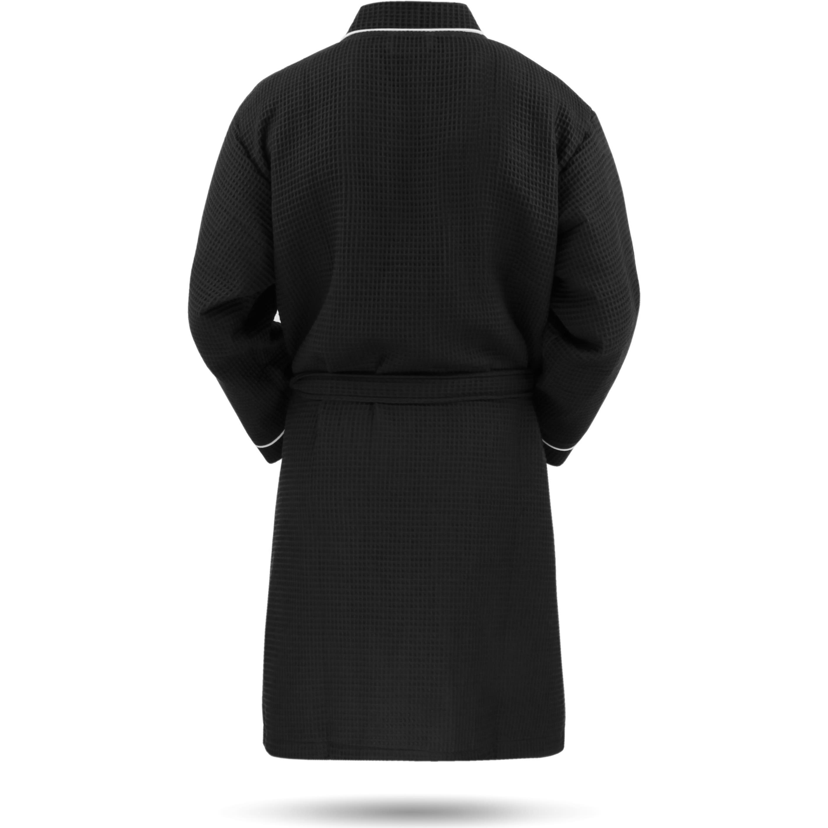 Thumbnail - Normani, Bademantel, Herren Morgenmantel mit Waffel-Piqué Bali (S)