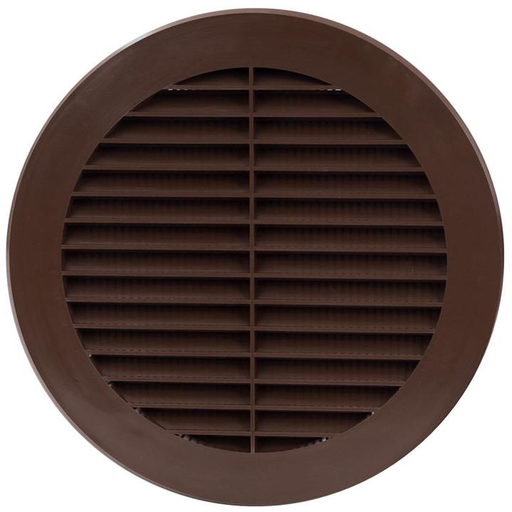 Euro3plast Grille De Ventilation D150, Brown