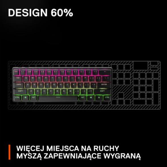 Image du produit SteelSeries Apex Pro Mini (US, Filaire)