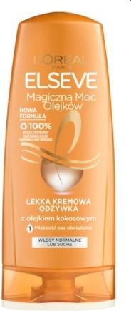 L'Oréal Paris L'Oreal Elseve Magical Power Of Oils Light Creamy Hair Conditioner Coconut Oil 200Ml (200 ml)