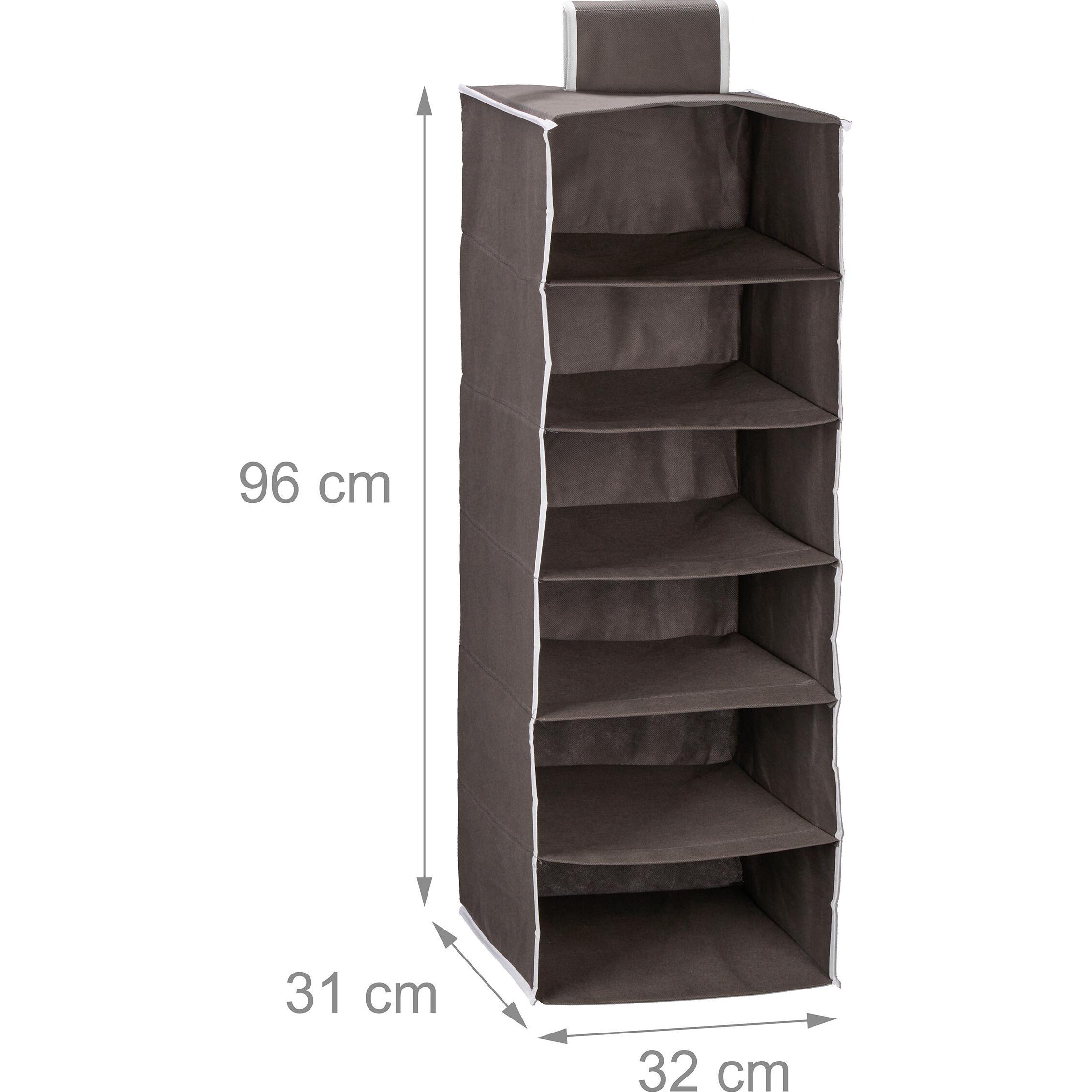 Thumbnail - Relaxdays, Kleidersack + Hängeaufbewahrung, Hängeregal