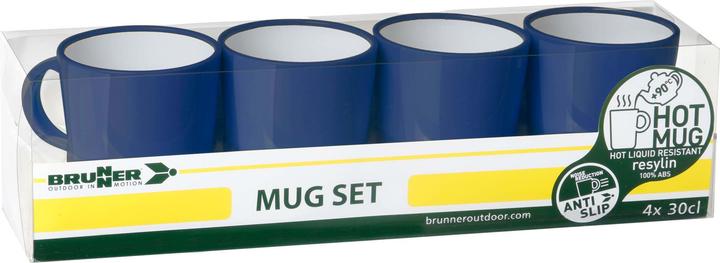 Brunner Mug Set ABS bleu foncé