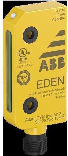 Immagine prodotto ABB ADAM DYN-INFO Sensore di sicurezza IP69K, polo M12-5 Adam DYN-Info M12-5
