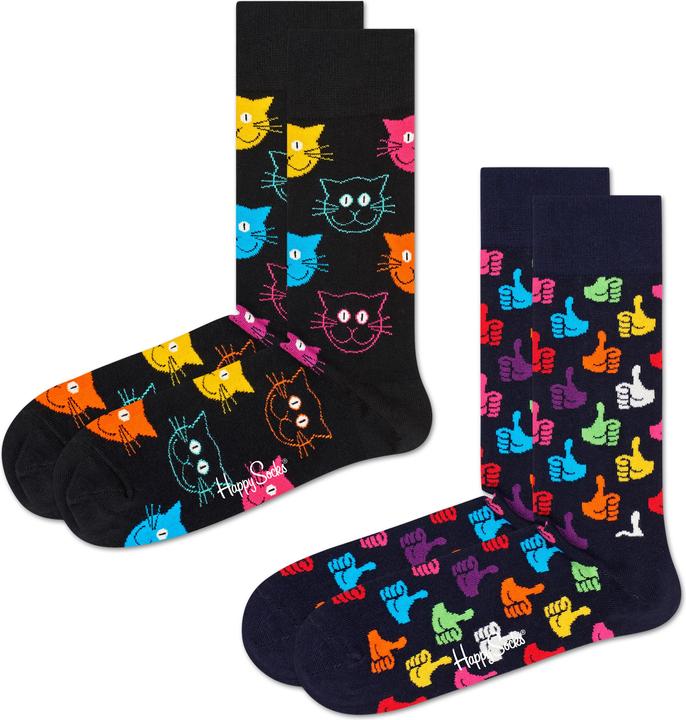 Produktbild Happy Socks Classic Cat (2er Pack, 36 - 40)