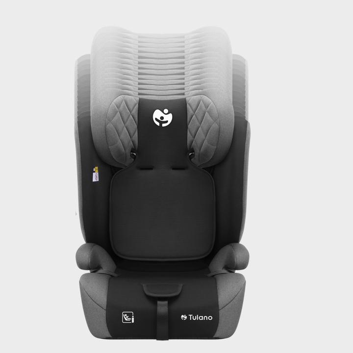 Productafbeelding Tulano Autositz Zooma 25 Grau-Schwarz (Kinderzitje, ECE R129/i-Size standaard)