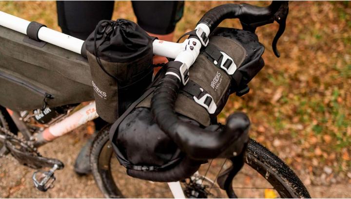 Actual product image Brooks Running Brooks Scape handlebar bag Handlebar roll, 10-12L, black (12 l, Handlebar bag)