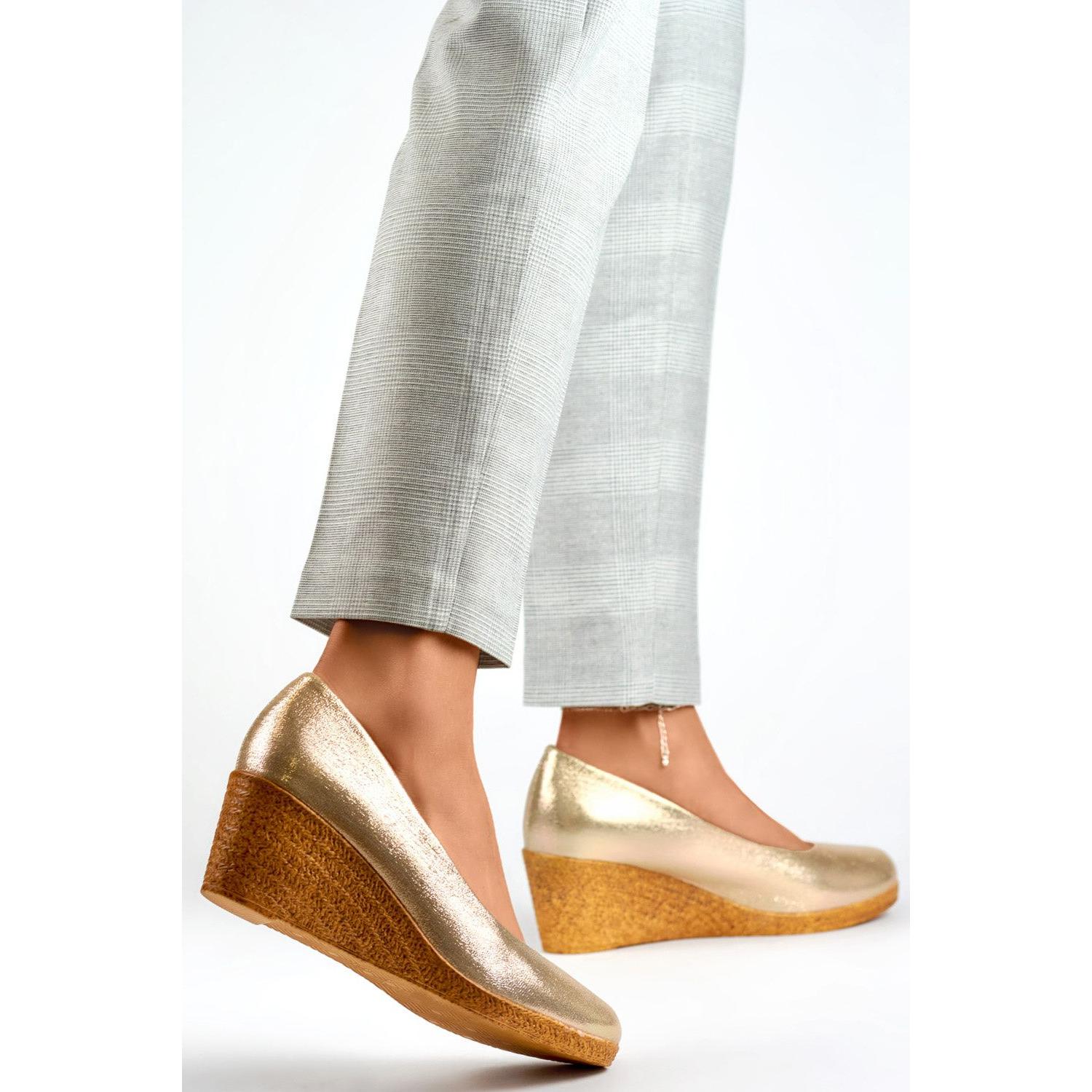 Thumbnail - Primo, Damen, Pumps, Plateaupumps model, Gelb, (38)