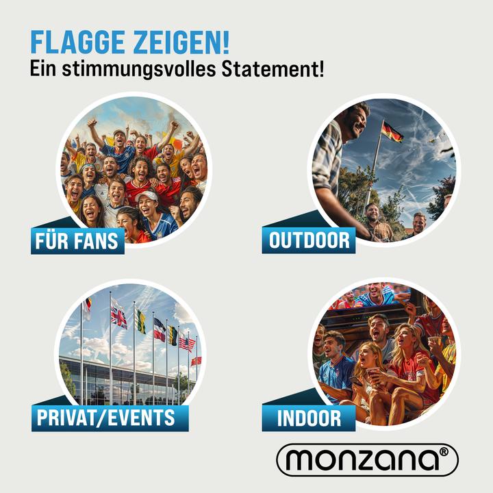 Image du produit Monzana Drapeau (150 x 90 cm)