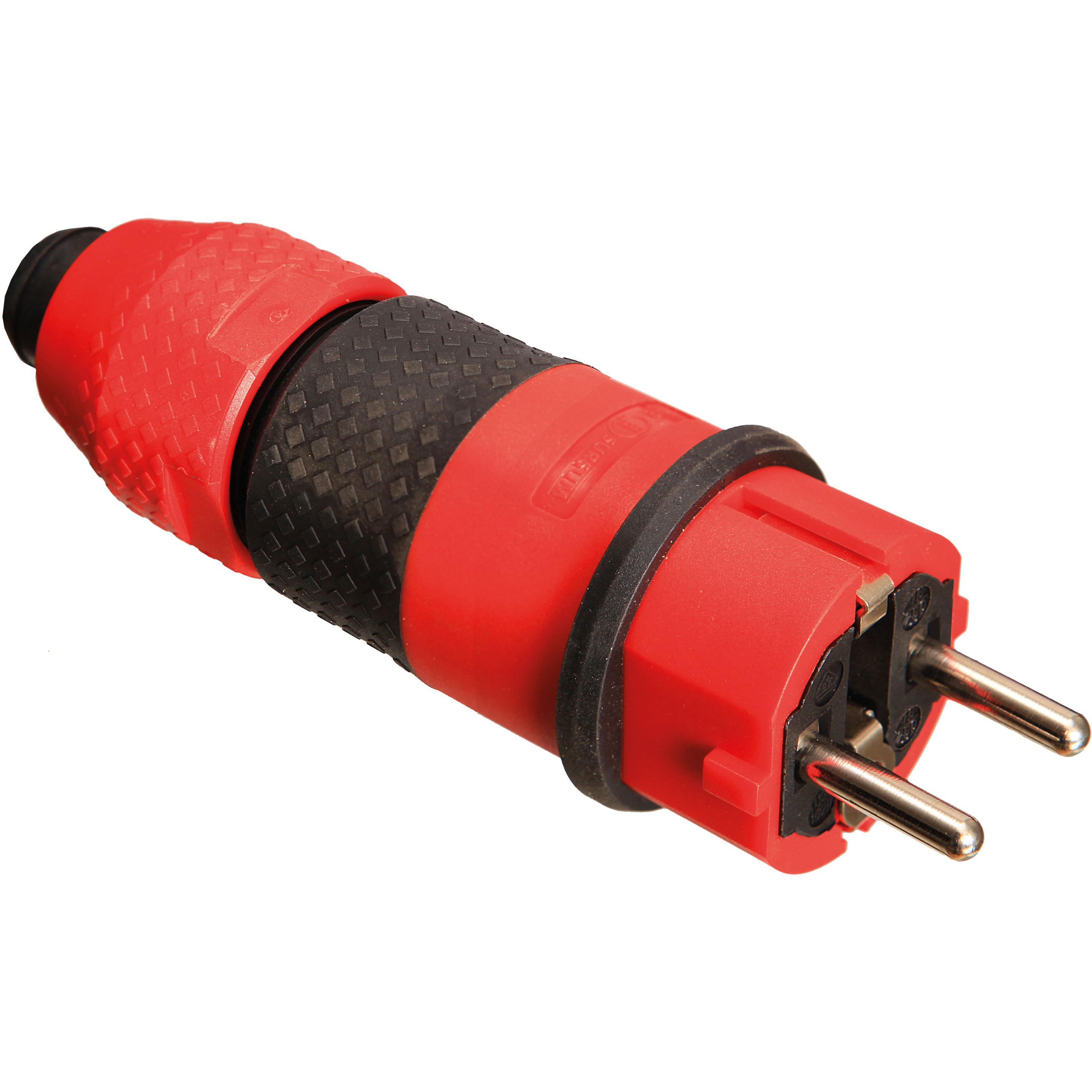 As - Schwabe, Netzstecker + Netzkupplung, Schukoultra Pro Stecker (CEE 7/7)