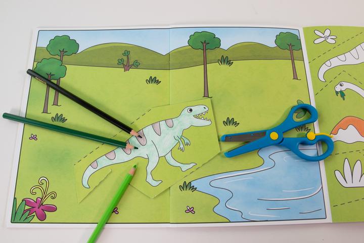 Image du produit Loewe Nous bricolons! à partir de 5 ans - Peinture, découpage, collage - Dinosaures