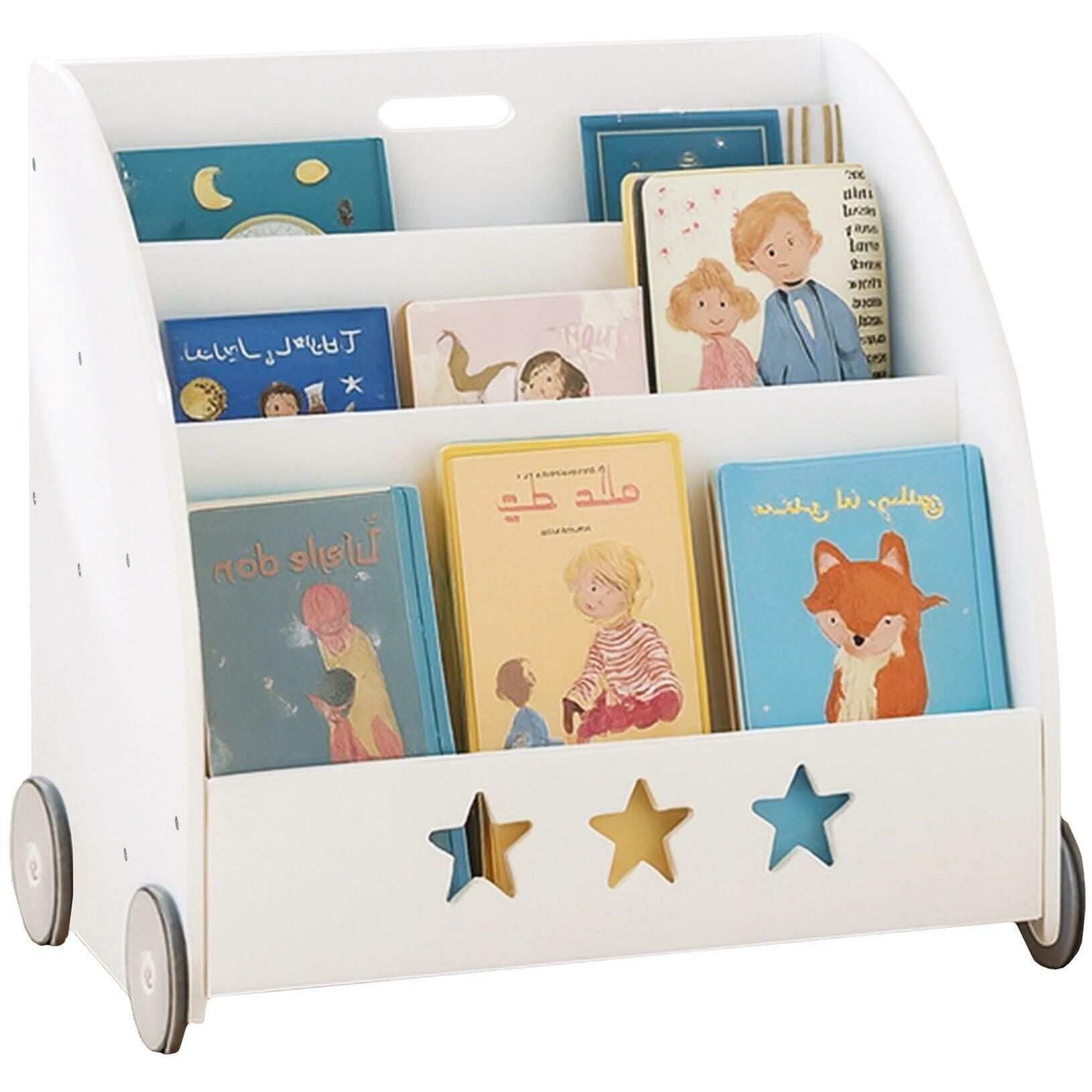Relaxdays Kinderbücherregal (4052025858544)