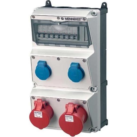 Mennekes, Steckdose, Steckdosen-Kombination