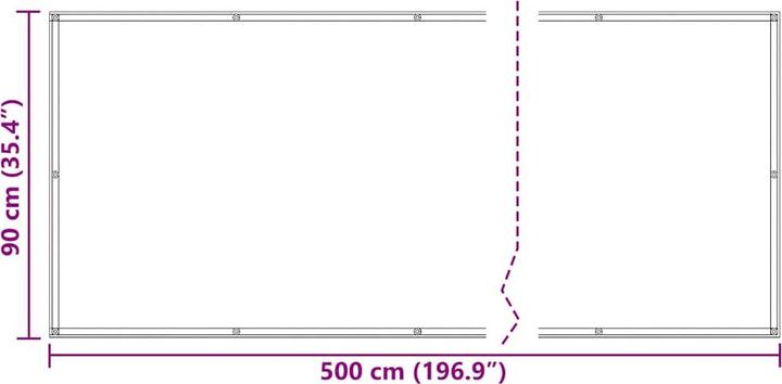 Produktbild vidaXL Sichtschutz Balkon (90 cm)