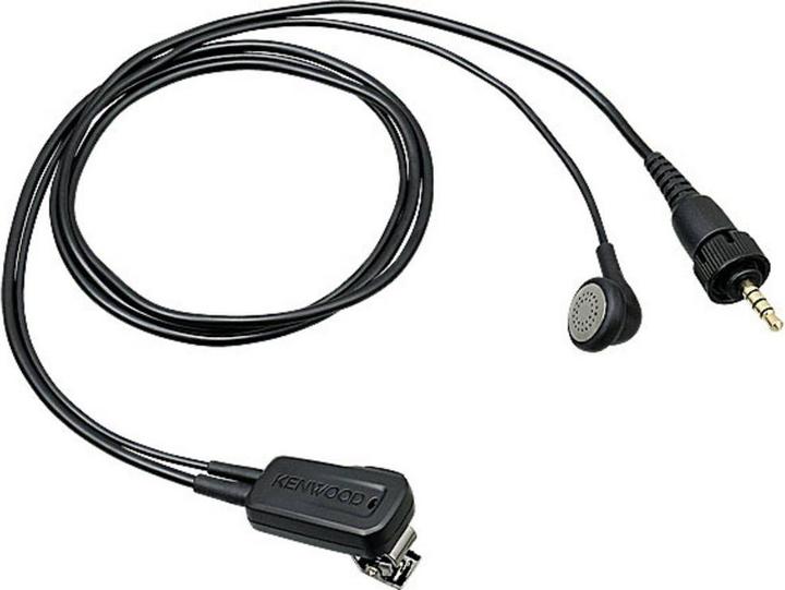 Kenwood Ohrhörer und Mikrofon-/PTT-Kombination mit Clip, 1PIN Plug