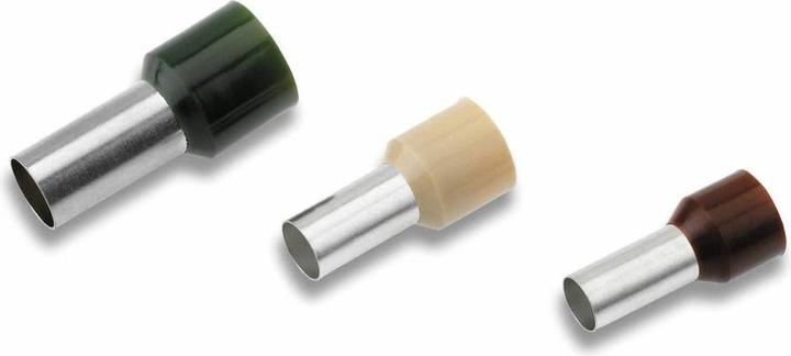 Produktbild Cimco Aderendhülse 6 mm² 12 mm Teilisoliert Grün 18 1010 100 St.