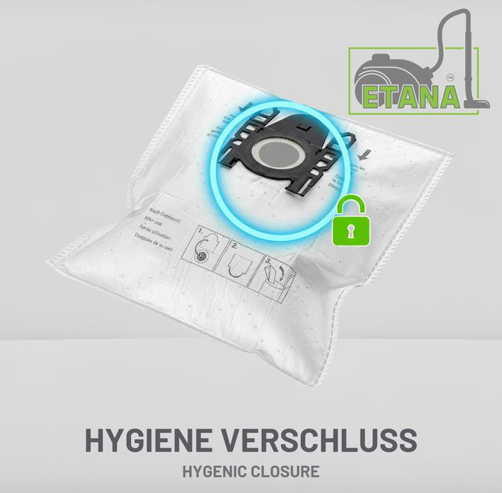 Immagine prodotto Etana I 30 sacchetti per aspirapolvere simili a Swirl S67, adatti ai sacchetti per aspirapolvere Bosch e (30x)