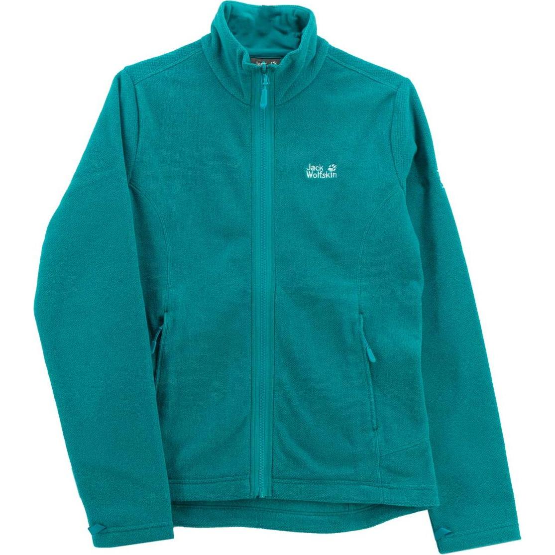 Jack Wolfskin, Damen, Jacke, Skywind Jacke Fleecejacke Nanuk Sweatjacke (S), Blau, S