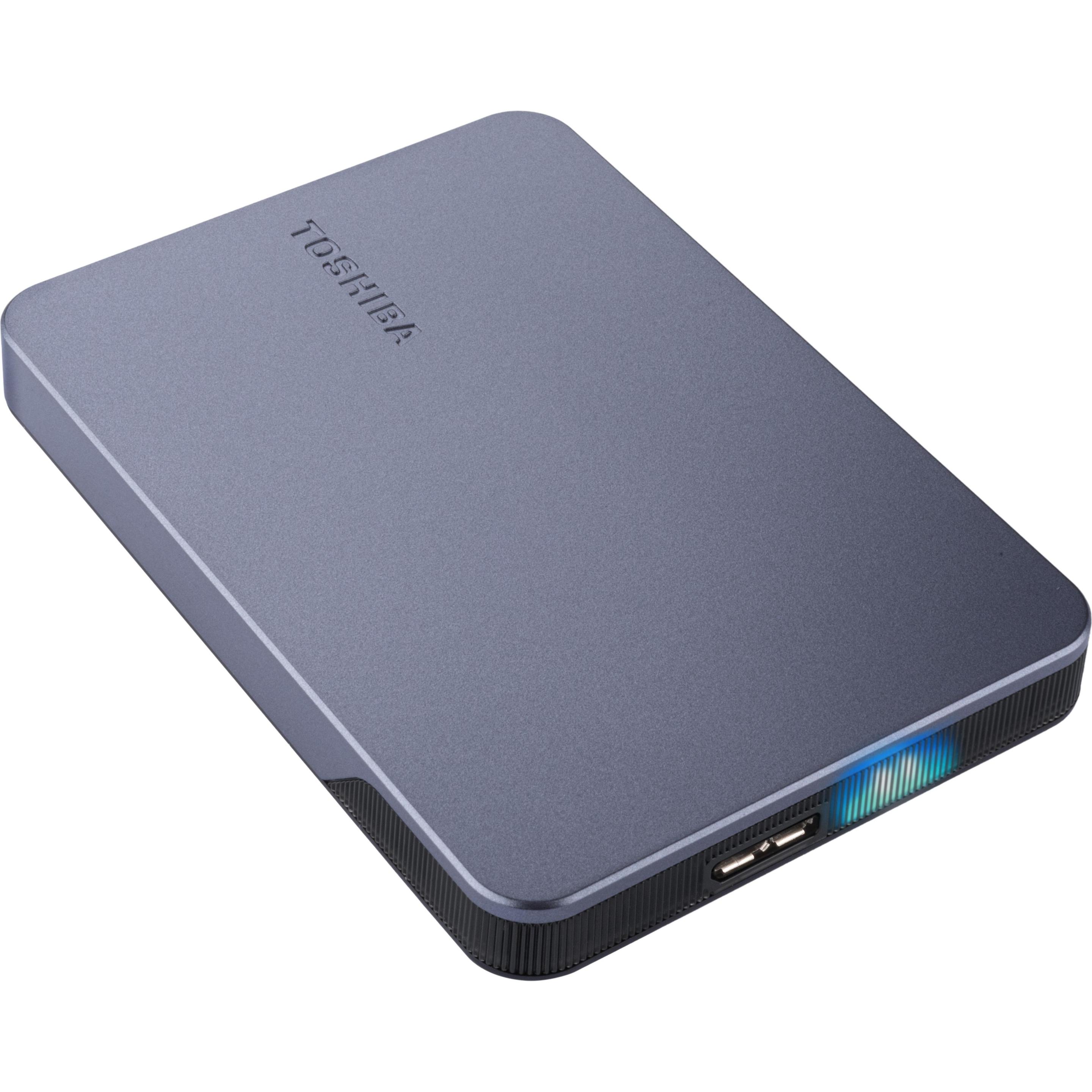 Toshiba Canvio Gaming 2TB Dark Grey (2 TB), Disco rigido esterno, Grigio