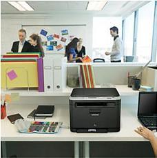 Produktbild Samsung CLX-3185N Farb- Drucker/Scanner/Kopierer, LAN (Laser, Farbe)