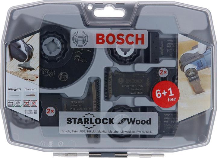 Produktbild Bosch Professional Zubehör Starlock Set für Holz ACZ 85 EC, All 65 BSPB, AIZ 32 APB/32 BSPB/20 AB