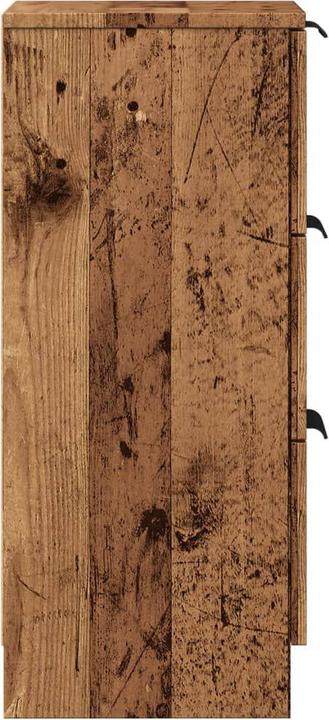 Produktbild vidaXL Sideboard mit Schubladen Kommode Anrichte Beistellschrank Altholz-Optik (30 x 30 x 70 cm)