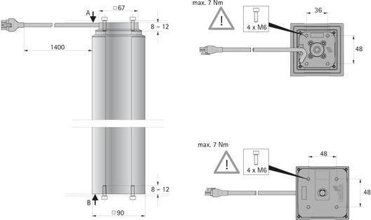 Actual product image Hettich Lifting columns LegaDrive