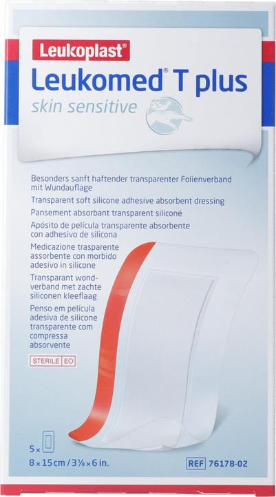 Produktbild BSN T plus skin sensitive 8x15cm (5 x)