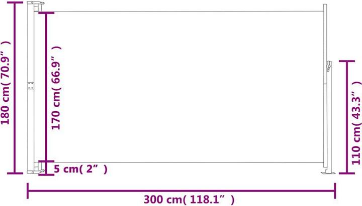 Produktbild vidaXL Sashana (3 m)