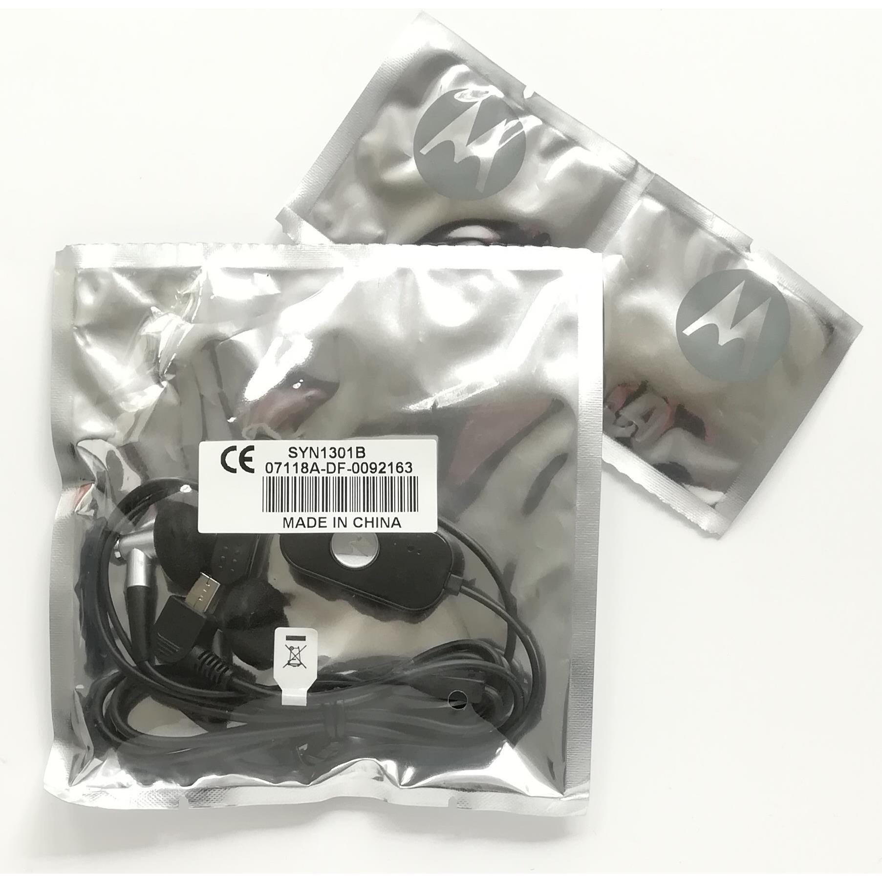 Motorola Stereo Headset SYN1301B, Mini USB, black, Bulk (Kabelgebunden), Office Headset, Schwarz