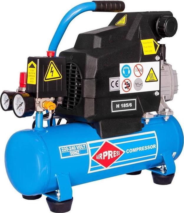 Airpress Autokompressor H 185-6 1100 W (8 Bar, 6 l)