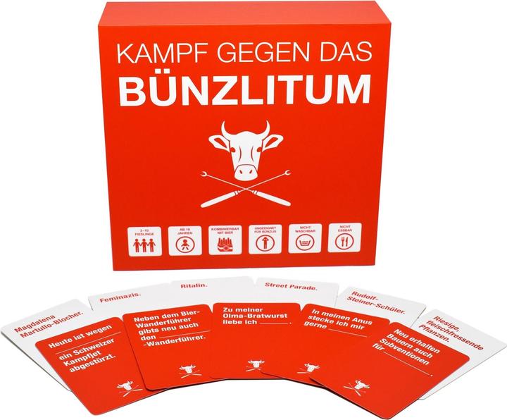 Produktbild Kampfhummel Kampf gegen Das Bünzlitum (Deutsch, Schweizerdeutsch, 3 - 10 Spieler)