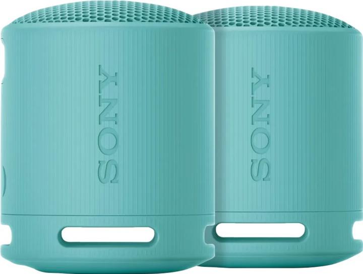 Actual product image Sony SRS-XB100 Duo Pack Blue (16 h, Rechargeable battery operated)