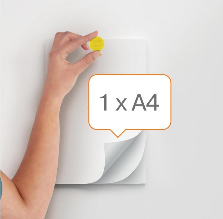 Productafbeelding Nobo Magneet rond 13mm 1915288 geel 10 stuks (10 x)