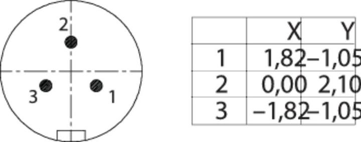 Produktbild Schubiger Binder 99 9205 460 03 Subminiatur-Rundsteckverbinder Stecker, gerade Gesamtpolza