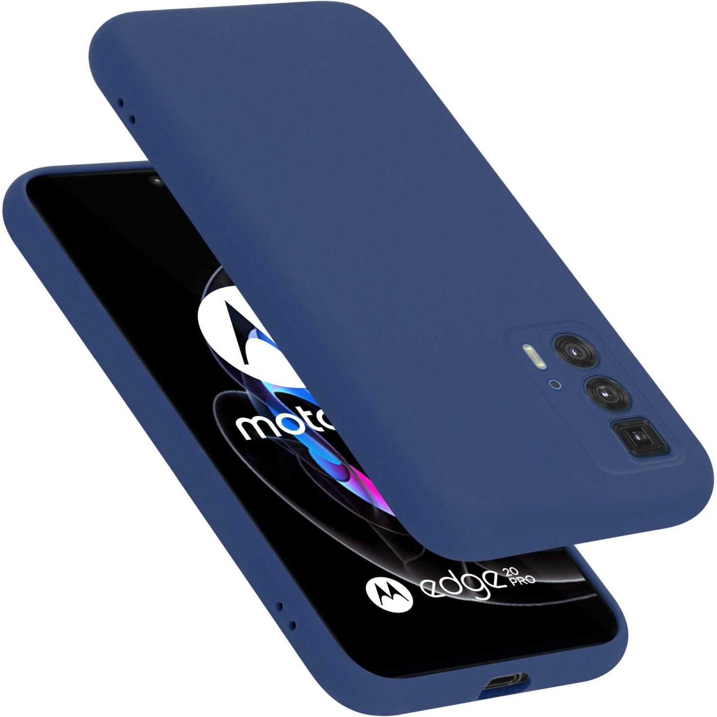 Cadorabo TPU Liquid Silicone Case Hülle für Motorola EDGE 20 PRO / EDGE S PRO (Motorola Edge 20 Pro, Motorola Edge S Pro...