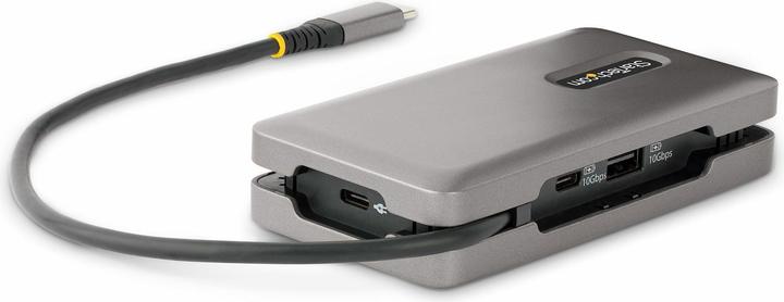 Image du produit StarTech com USB-C Multiport Adapter - 4K 60Hz HDMI/DP - 3-Port USB Hub - 100W Power Delivery Pass-T (USB-C)