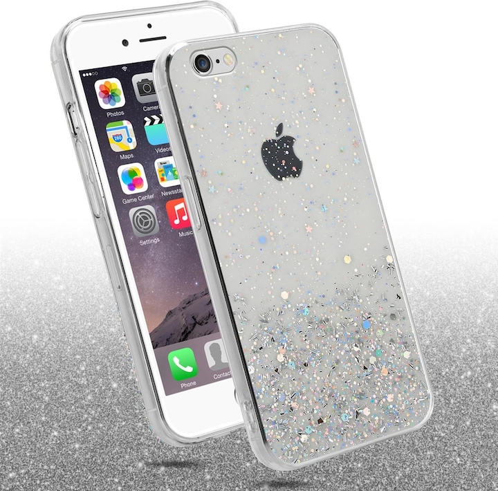 Actual product image Cadorabo TPU cover sparkling glitter (Apple iPhone 6)