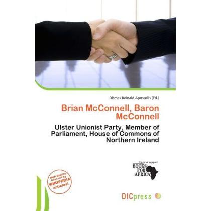 Brian McConnell, Baron McConnell, Fachbücher von Dismas Reinald Apostolis