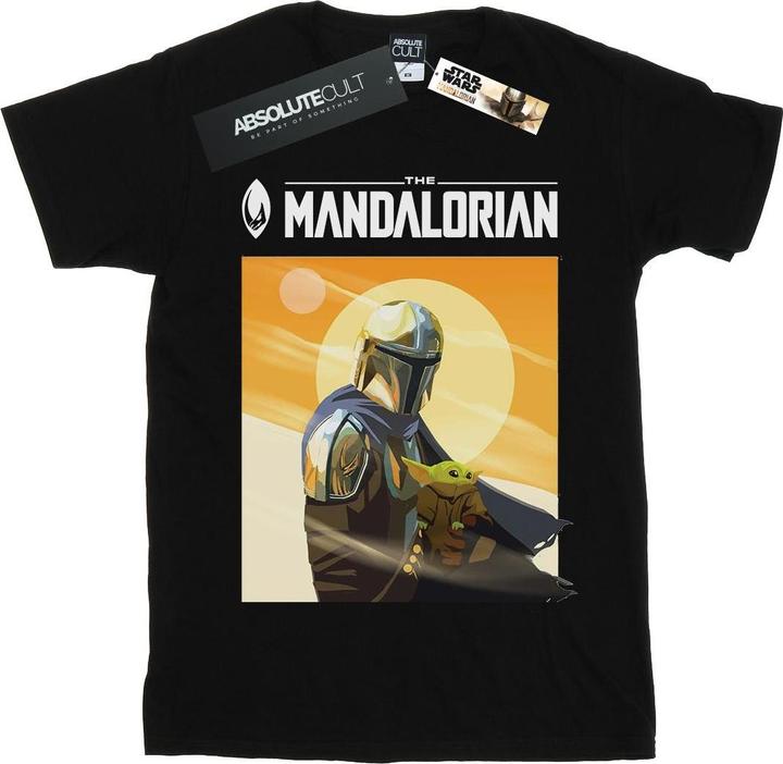 Immagine prodotto Star Wars The Mandalorian The Child Two Moons Maglietta Ragazzi (128)
