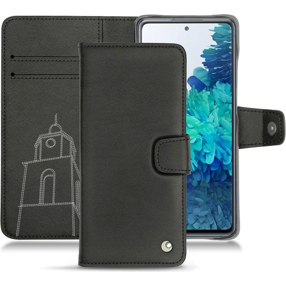 Thumbnail - Noreve Lederschutzhülle Wallet (Samsung Galaxy S20 FE), Smartphone Hülle, Schwarz