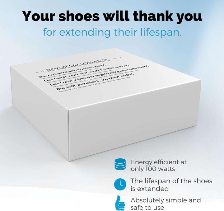 Actual product image BoomDing Schuhtrockner grau